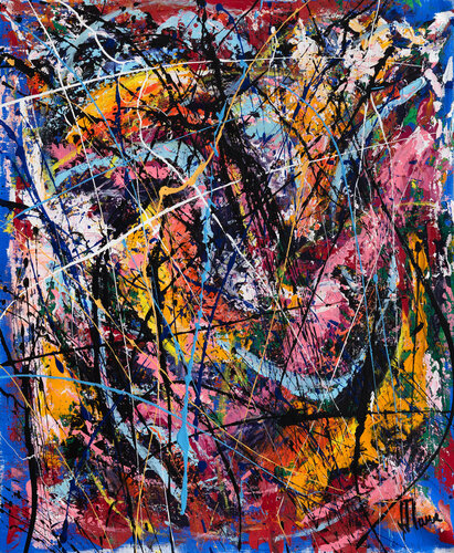 Tension intérieure L073 by Jean-Jacques Marie, Painting for Sale on Select