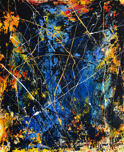 Éclats dans l’ombre L108 by Jean-Jacques Marie, Painting for Sale on Select