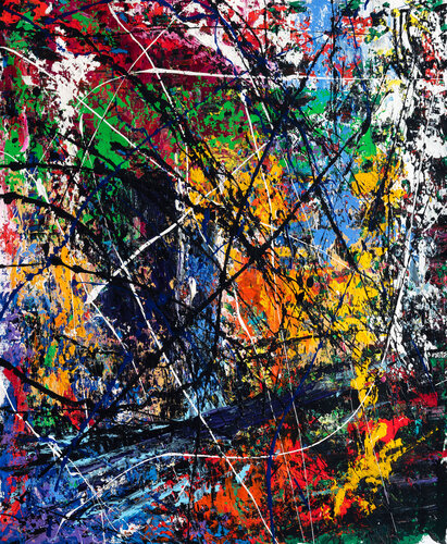 Énergie à vif L087 by Jean-Jacques Marie, Painting for Sale on Select