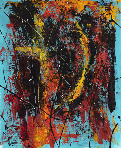 Présence ardente L076 by Jean-Jacques Marie, Painting for Sale on Select