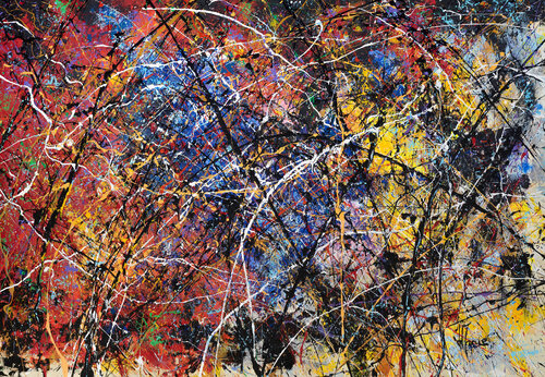 Énergie croisée A489 by Jean-Jacques Marie, Painting for Sale on Select