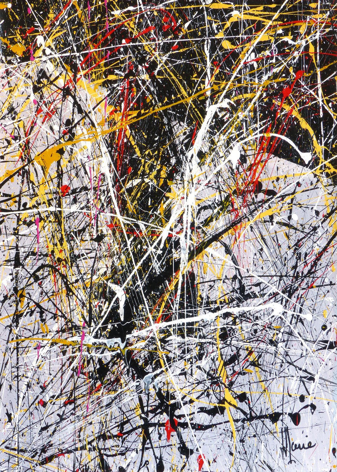 Création abstraite A112 Jean-Jacques Marie Original painting for sale
