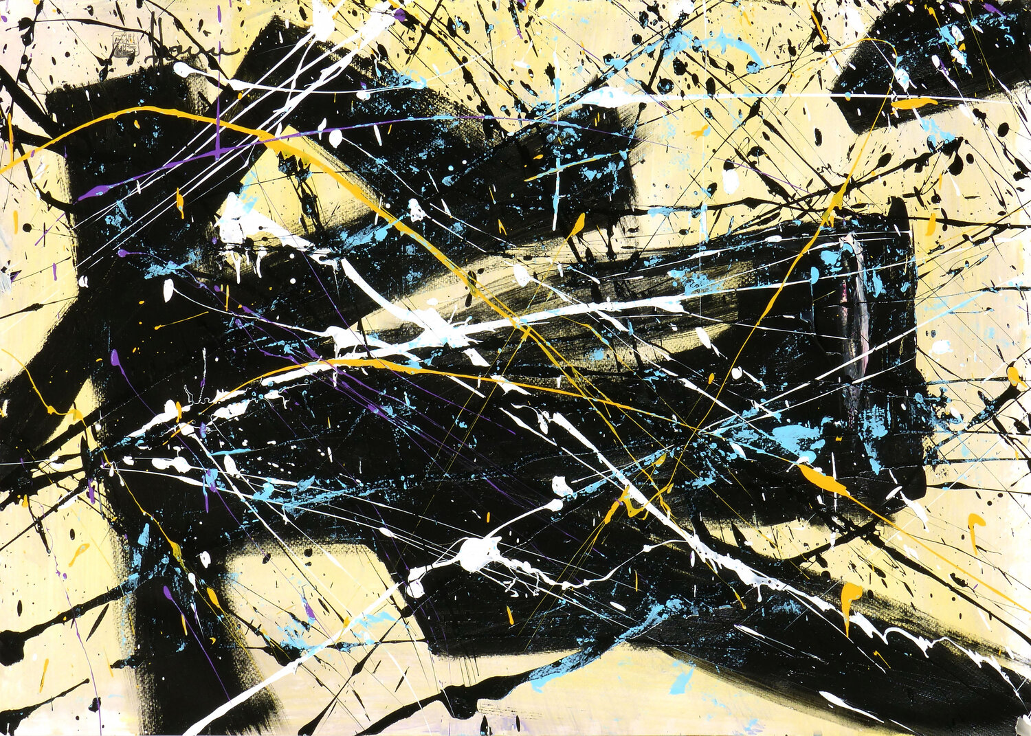 Création abstraite C140 Jean-Jacques Marie Original painting for sale