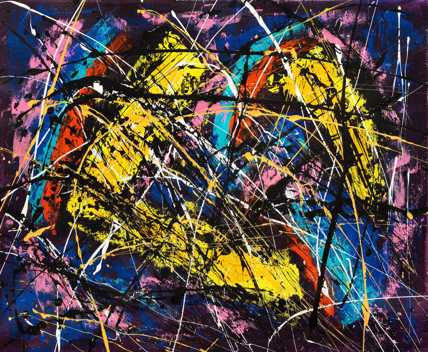 Création abstraite L092 Jean-Jacques Marie Original painting for sale