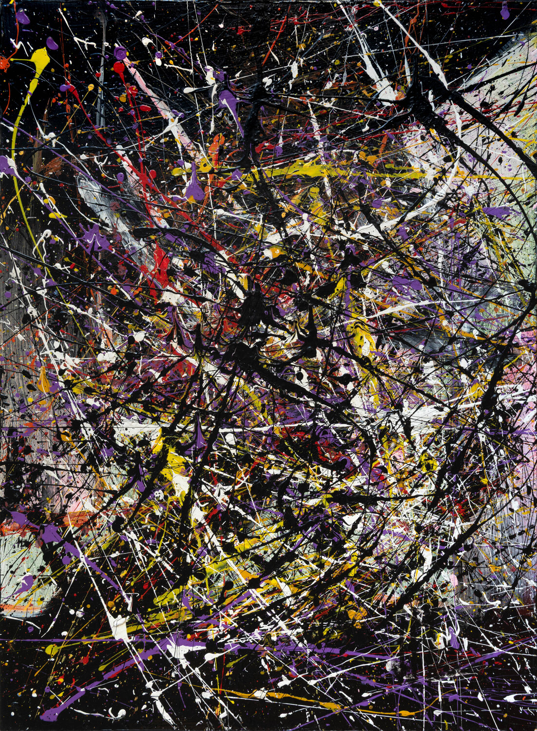 Création abstraite A008 Jean-Jacques Marie Original painting for sale