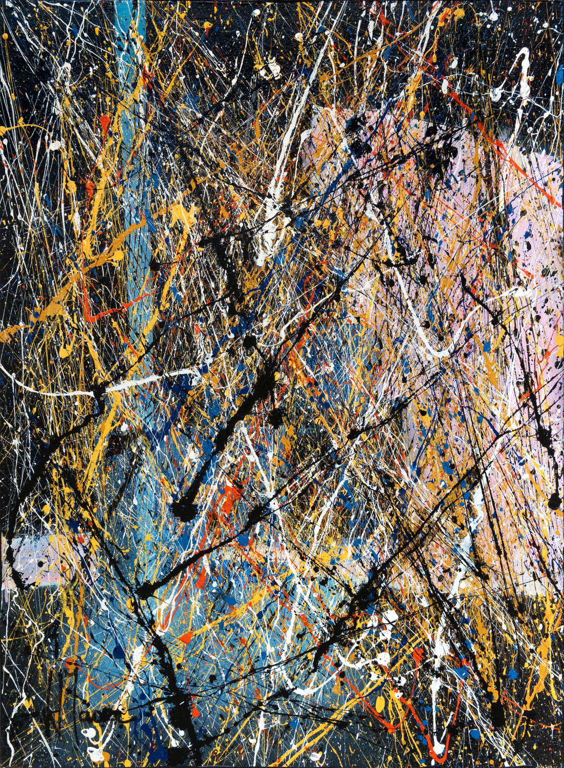 Création abstraite A025 Jean-Jacques Marie Original painting for sale