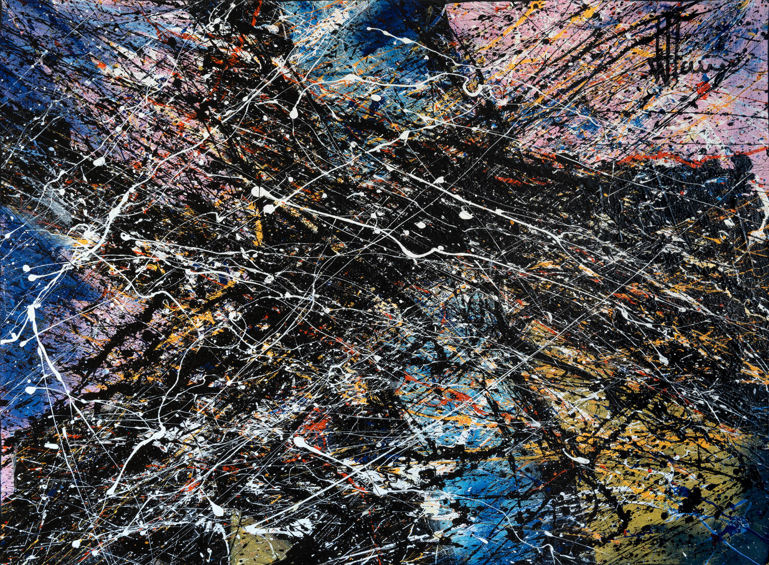 Création abstraite A027 Jean-Jacques Marie Original painting for sale
