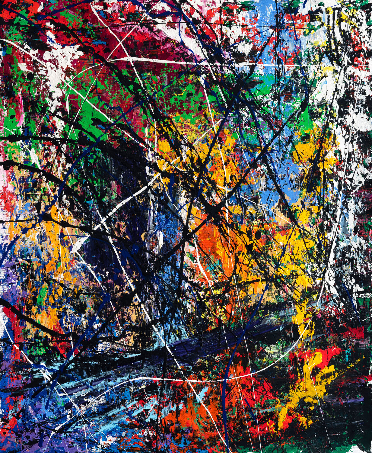 Énergie à vif L087 Jean-Jacques Marie Original painting for sale
