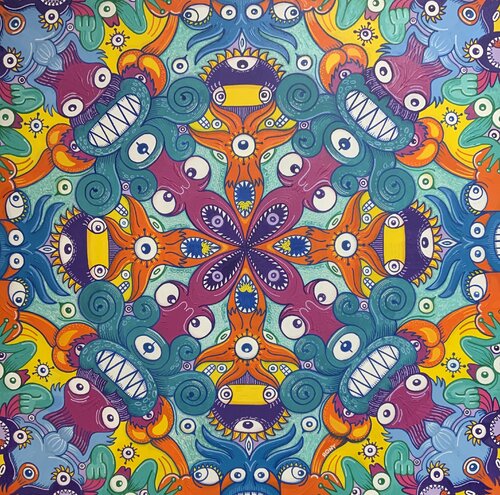 Cosmic Mandala by Ronald Reichmann, Painting for Sale on Select