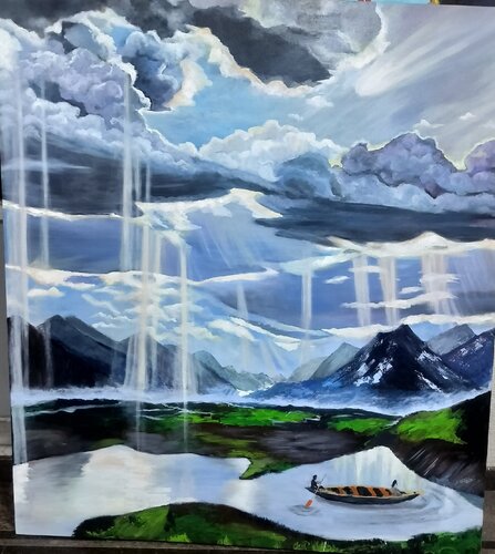 Nature by Srividhyaa Ravi, Painting for Sale on Select