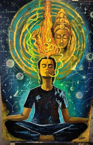 Stillness by Srividhyaa Ravi, Painting for Sale on Select
