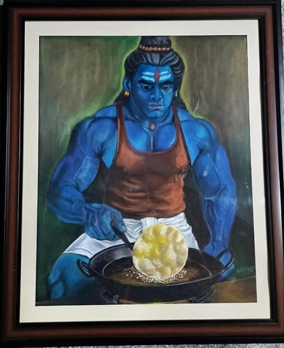 Chores by Srividhyaa Ravi, Painting for Sale on Select