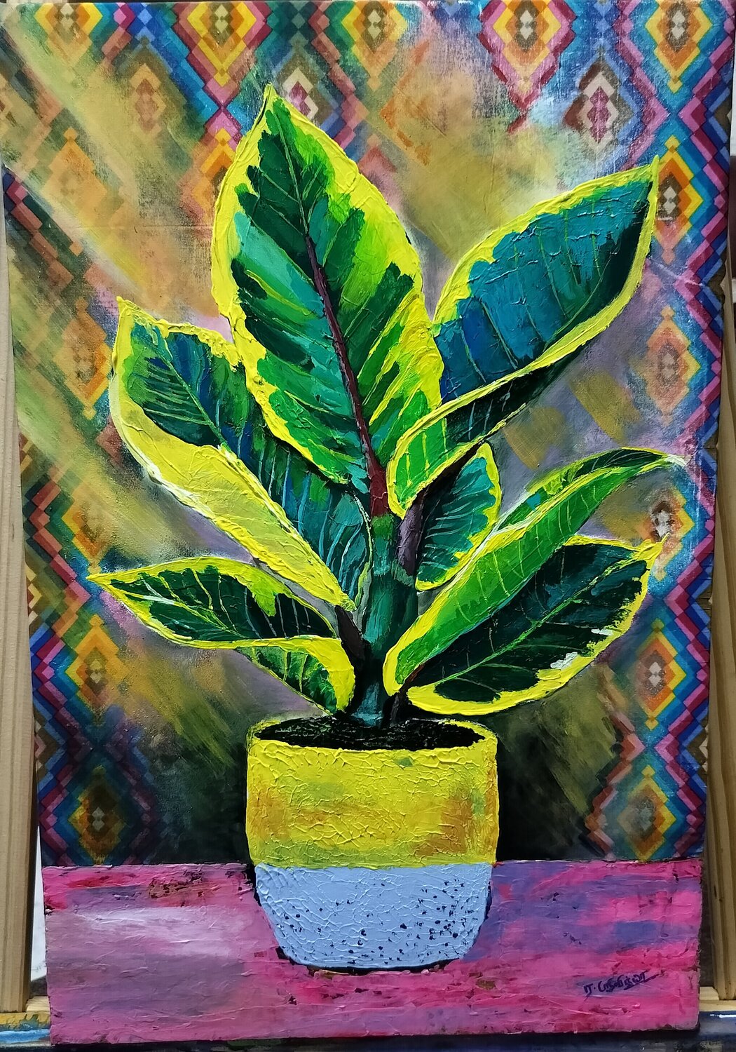 Plant Srividhyaa Ravi Original painting for sale