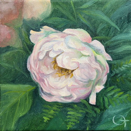 Peony #2 by Olya Tkachenko, Painting for Sale on Select