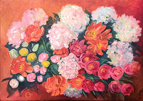 Celebration by Olya Tkachenko, Painting for Sale on Select