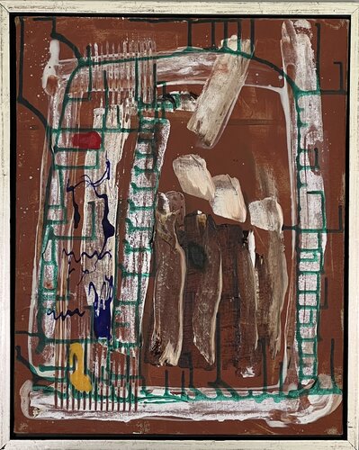 Drei Von Drei by Peter Maier, Painting for Sale on Select