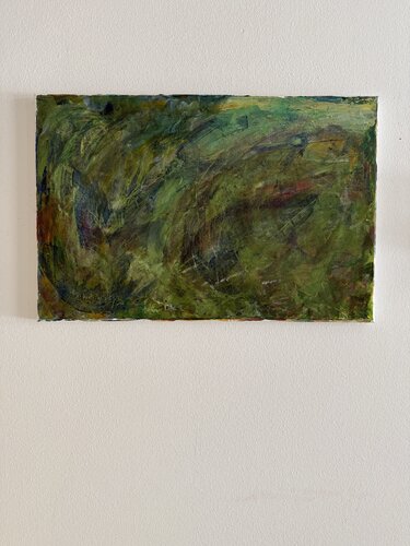 Faszination in Grün by Peter Maier, Painting for Sale on Select