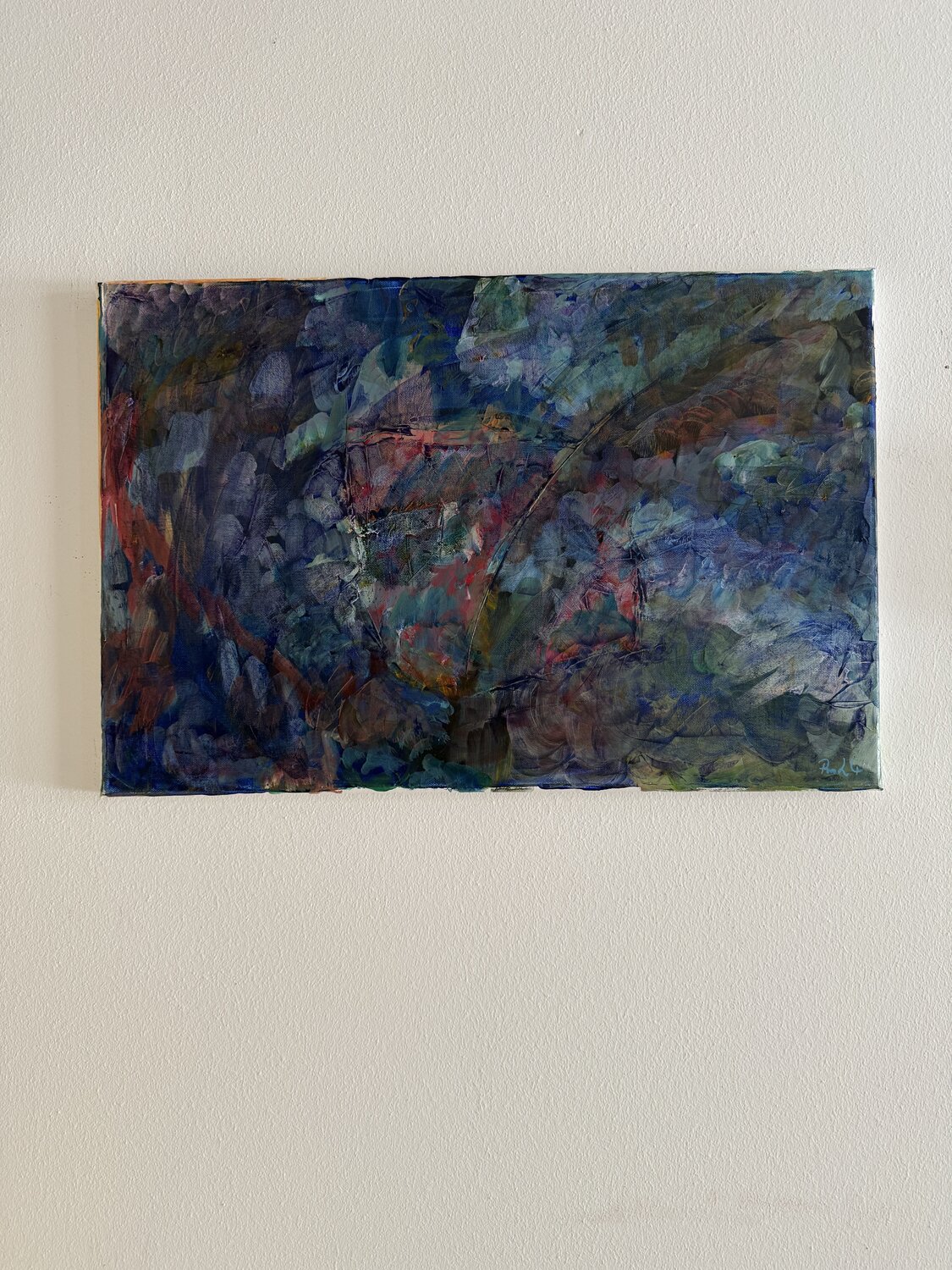 Mann im Spiegel Peter Maier Original painting for sale