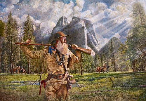 CALL OF THE WILD by Myron Beck Western Visions, Painting for Sale on Select
