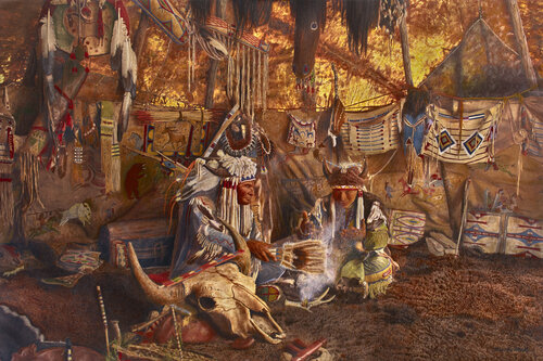 VISION QUEST by Myron Beck Western Visions, Painting for Sale on Select