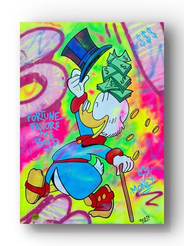 Fortune farvors the bold by Alessandro Chindamo, Painting for Sale on Select