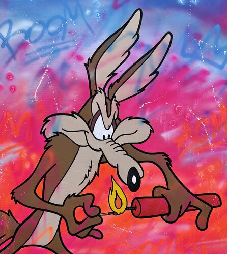 Wile E. Coyote by Alessandro Chindamo, Painting for Sale on Select