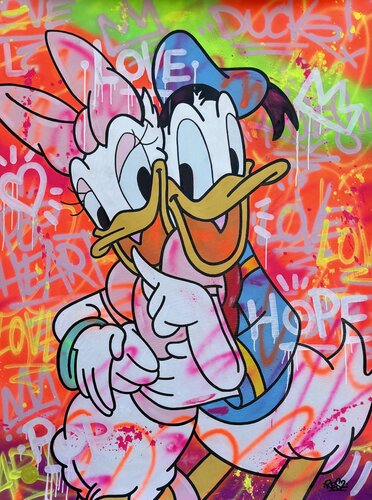 Ducks Love by Alessandro Chindamo, Painting for Sale on Select