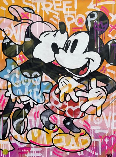 Mickey and Minnie von Alessandro Chindamo, Malerei kaufen auf Select