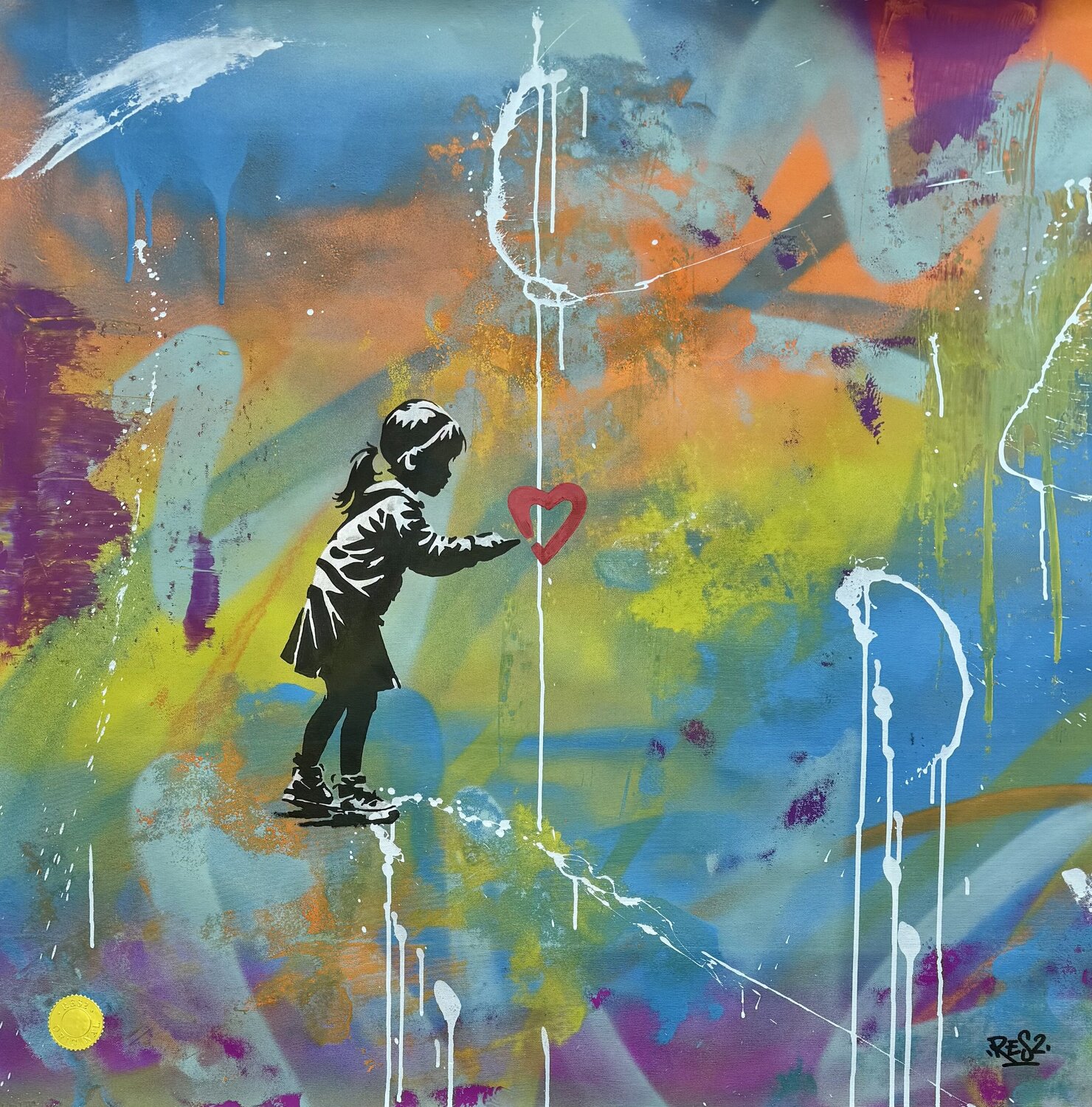 She’s a rebel Alessandro Chindamo Original painting for sale