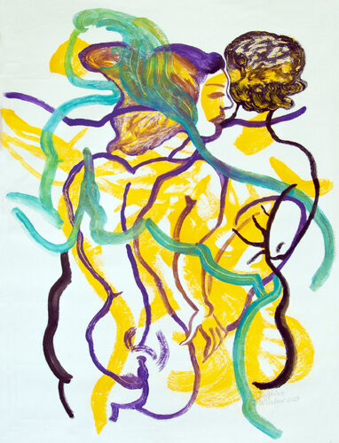 Curvaceousness 1 by Josephine Window, Painting for Sale on Select