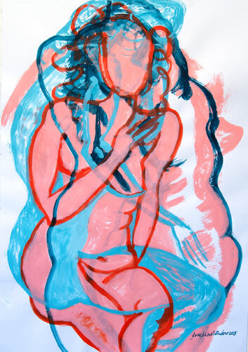 Curvaceousness 5 by Josephine Window, Painting for Sale on Select