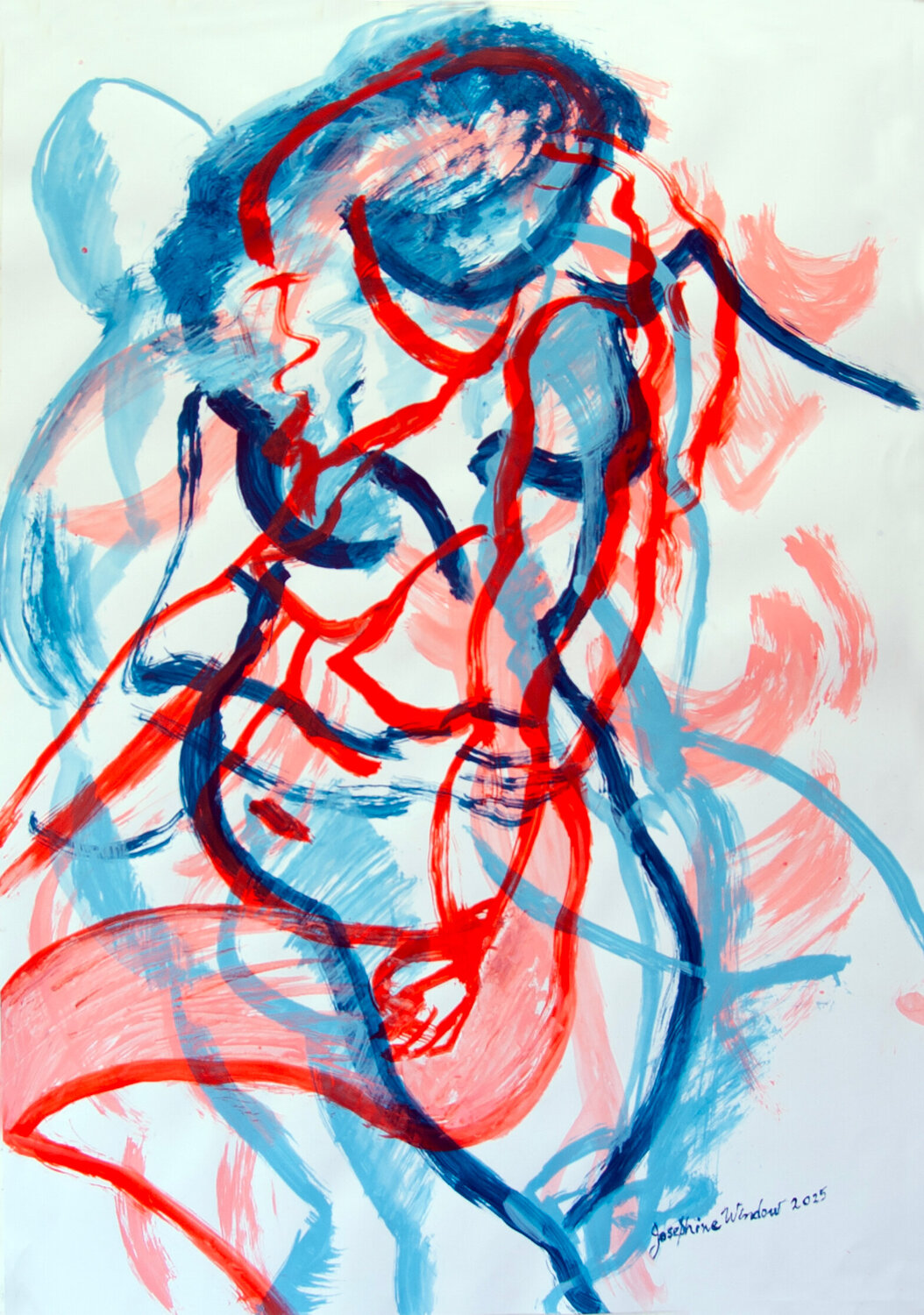 Curvaceousness 6 Josephine Window Original painting for sale