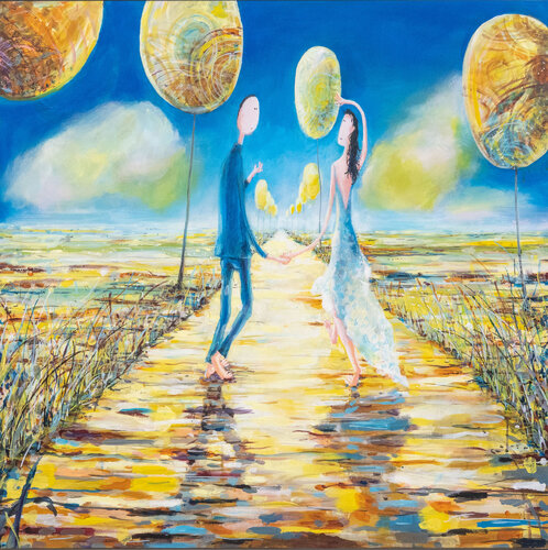 A Shared Path ( Wspólna droga) by Andrzej Tylkowski, Painting for Sale on Select