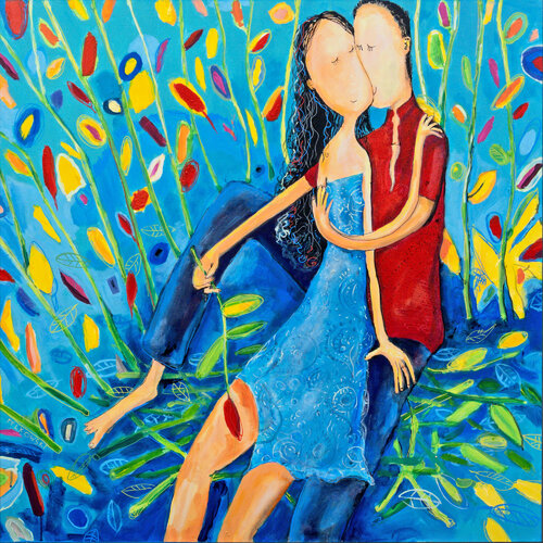 Among The Bushes (Wśród zarośli) by Andrzej Tylkowski, Painting for Sale on Select