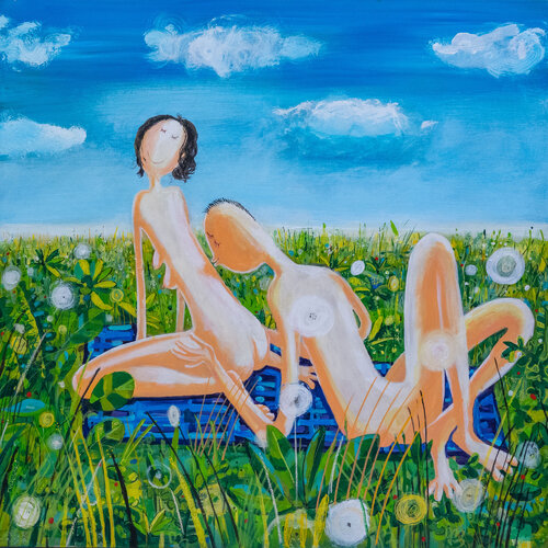 Without (Bez) by Andrzej Tylkowski, Painting for Sale on Select