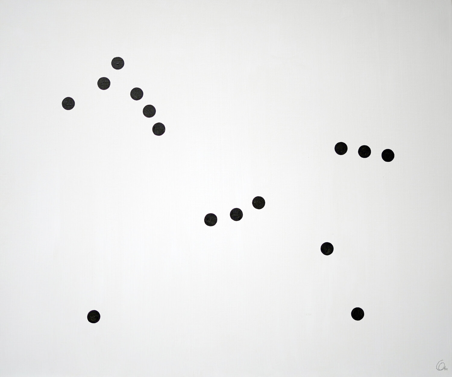 dots of hint #4 Kazuhiko Okushita Original painting for sale