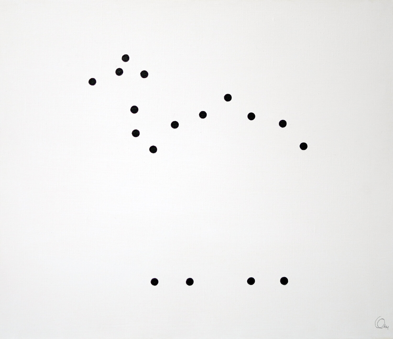 dots of hint #7 Kazuhiko Okushita Original painting for sale