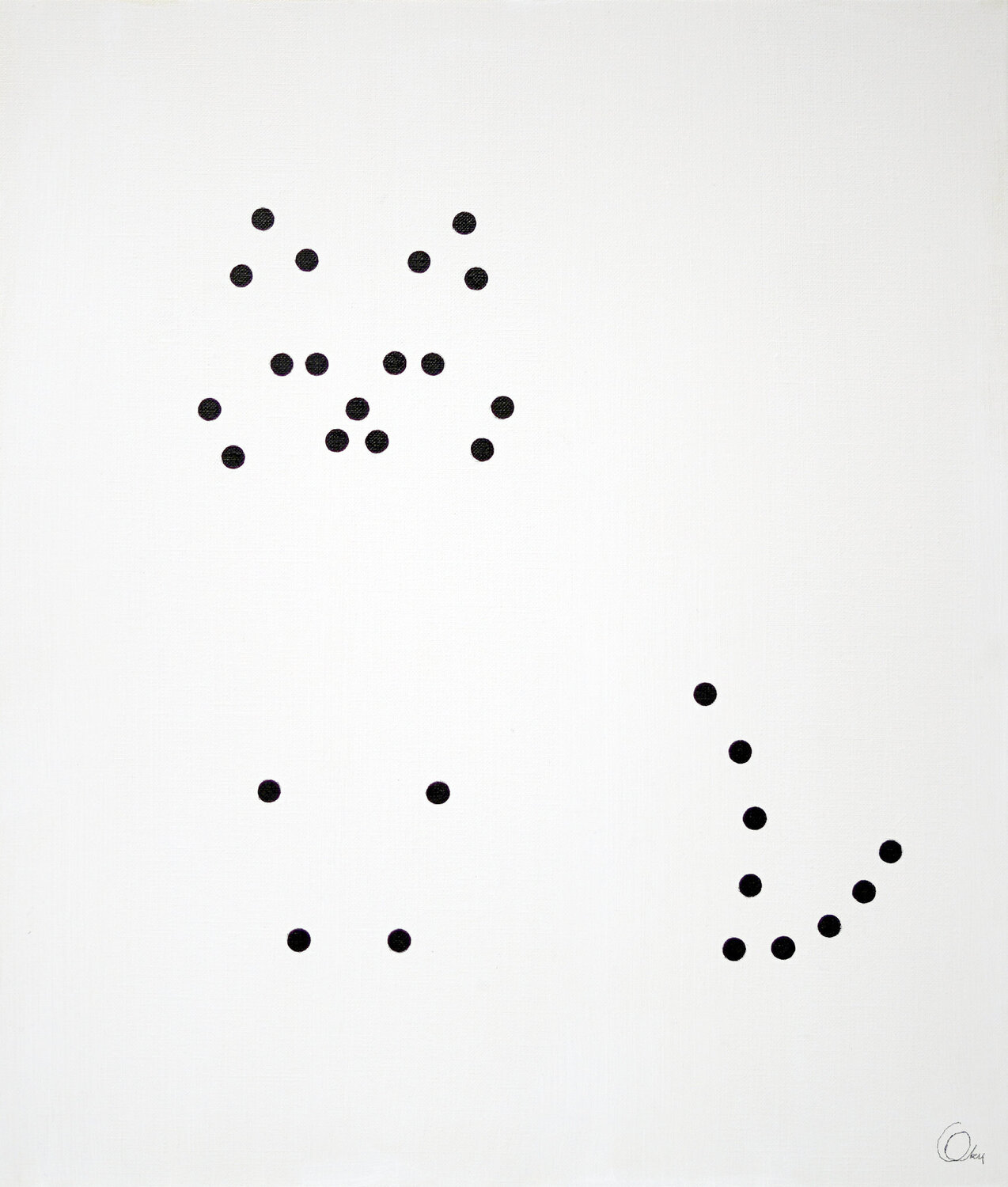 dots of hint #8 Kazuhiko Okushita Original painting for sale