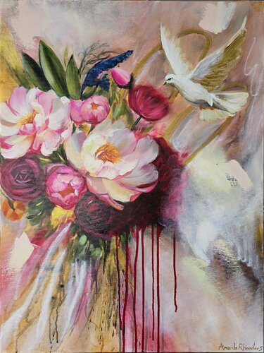"Messenger of Peace" by Amanda Rheeders, Painting for Sale on Select