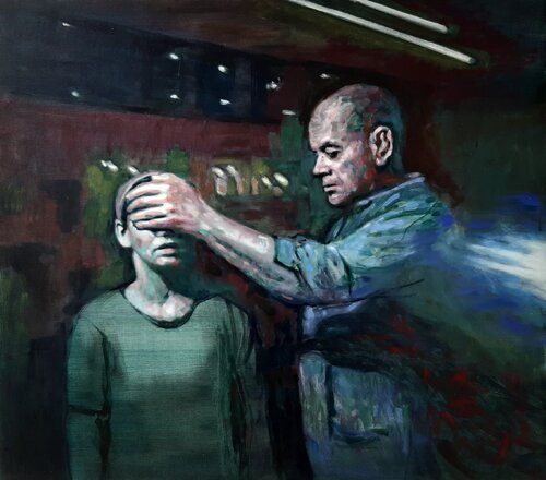 The Influencer by Patrick Vertenten, Painting for Sale on Select