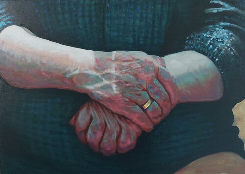 Farmers wife by Patrick Vertenten, Painting for Sale on Select