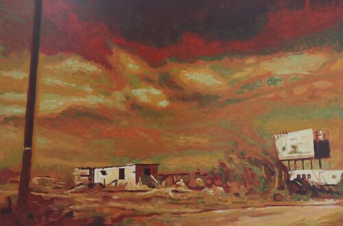 Ain't That America by Patrick Vertenten, Painting for Sale on Select