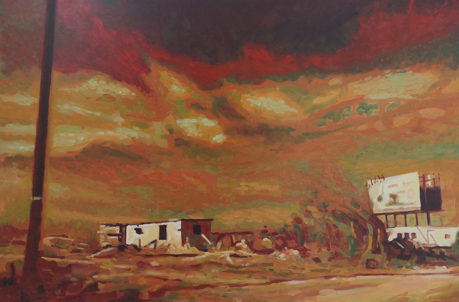 Ain't That America Patrick Vertenten Original painting for sale