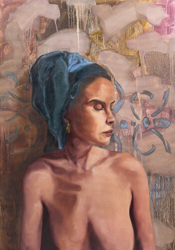 The Silent Gaze by Kateryna Panko, Painting for Sale on Select