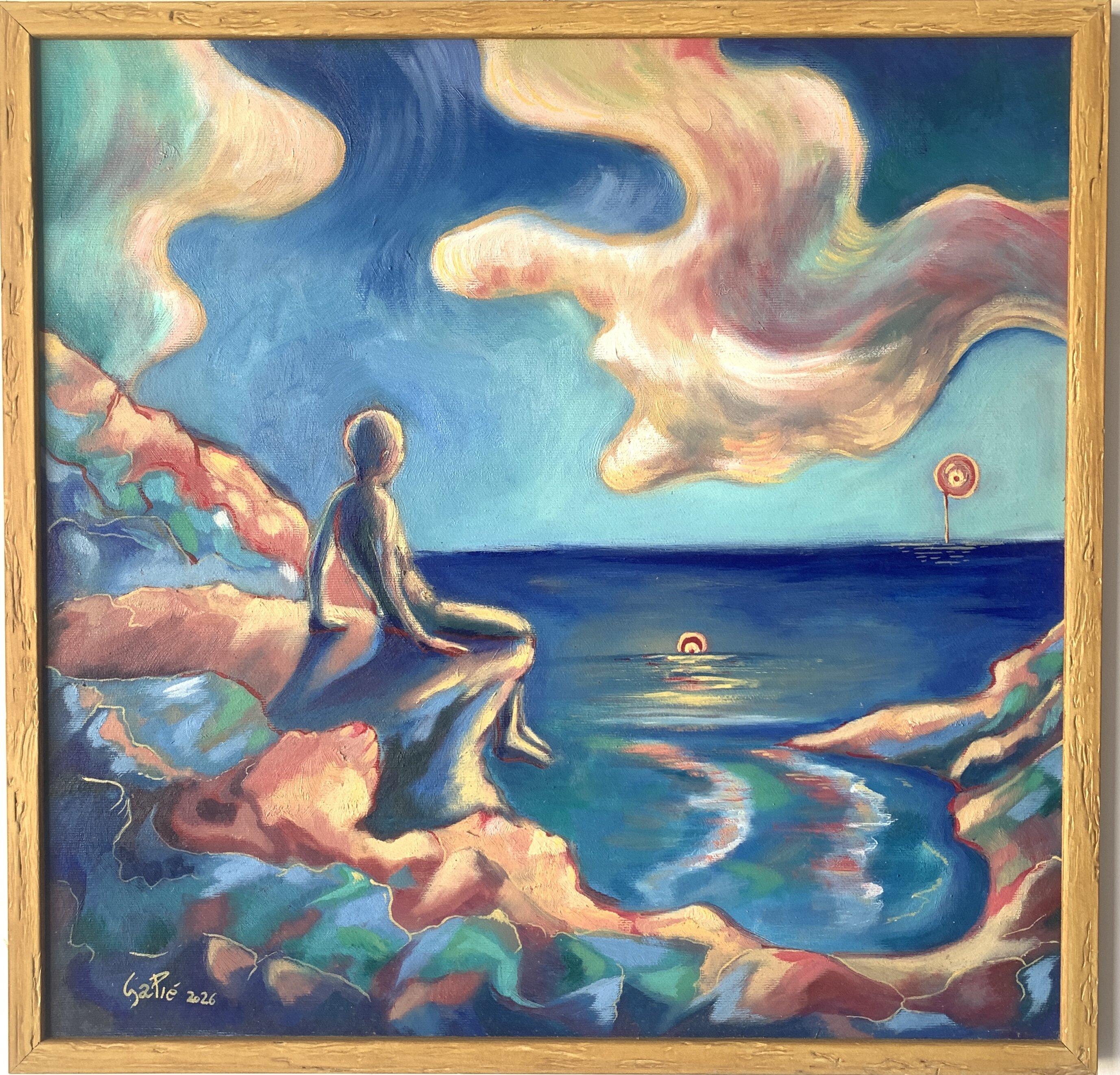 Contemplazione sul mare