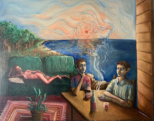 Paesaggi introspettivi fioriscono by Gabriele Pietrantuono, Painting for Sale on Select