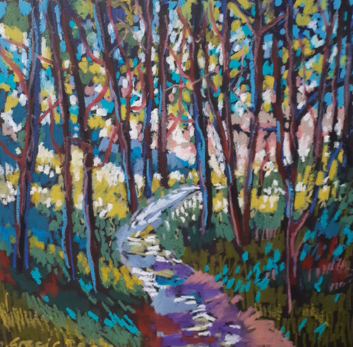 Forest by Maja Grecic, Drawing for Sale on Select