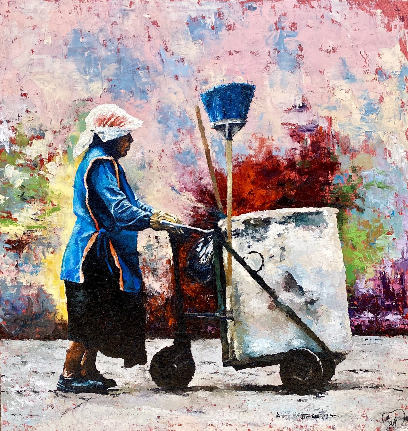 Vibrant Odyssey Gigi Miahs Original painting for sale