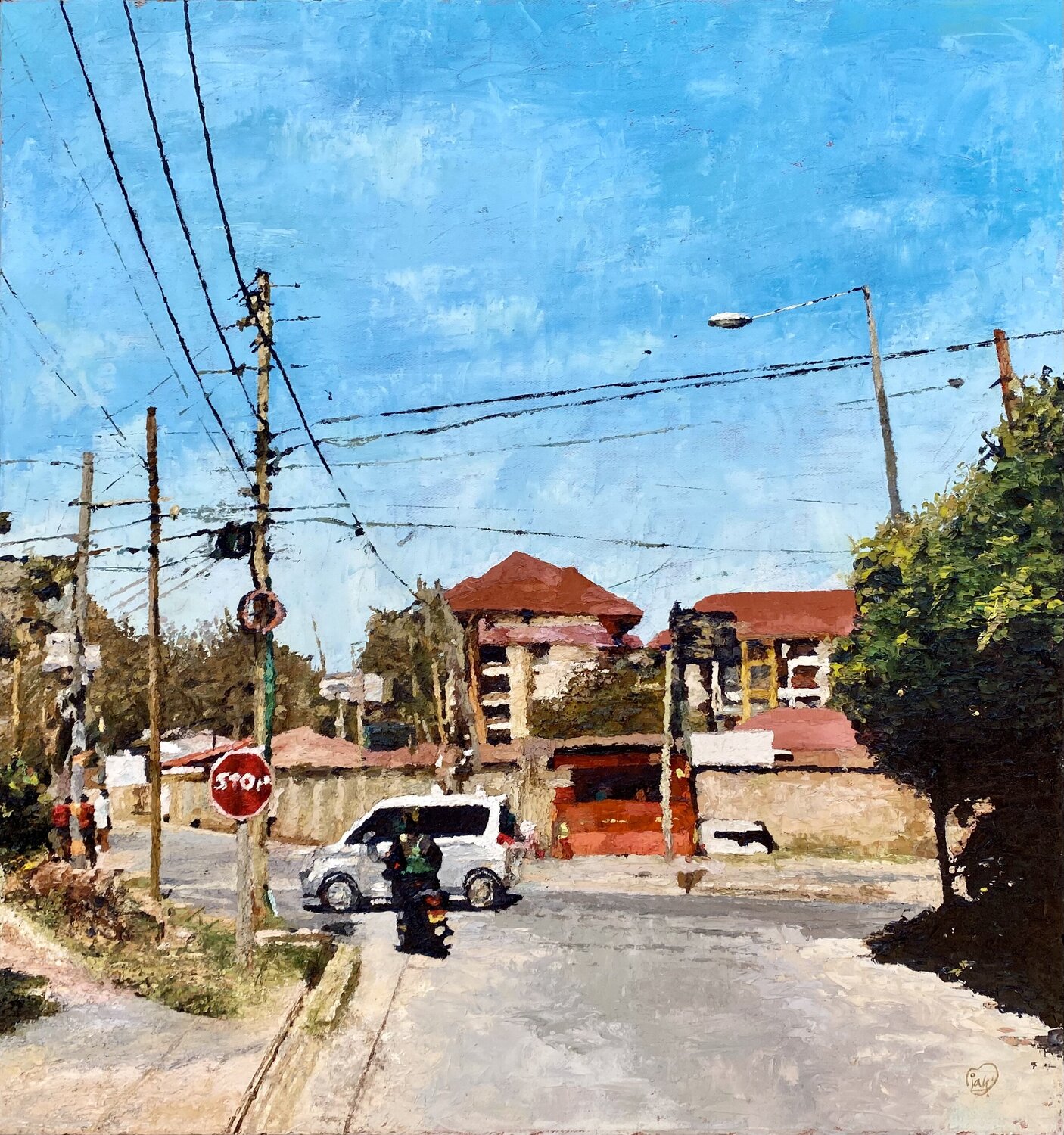Megapolis Gigi Miahs Original painting for sale