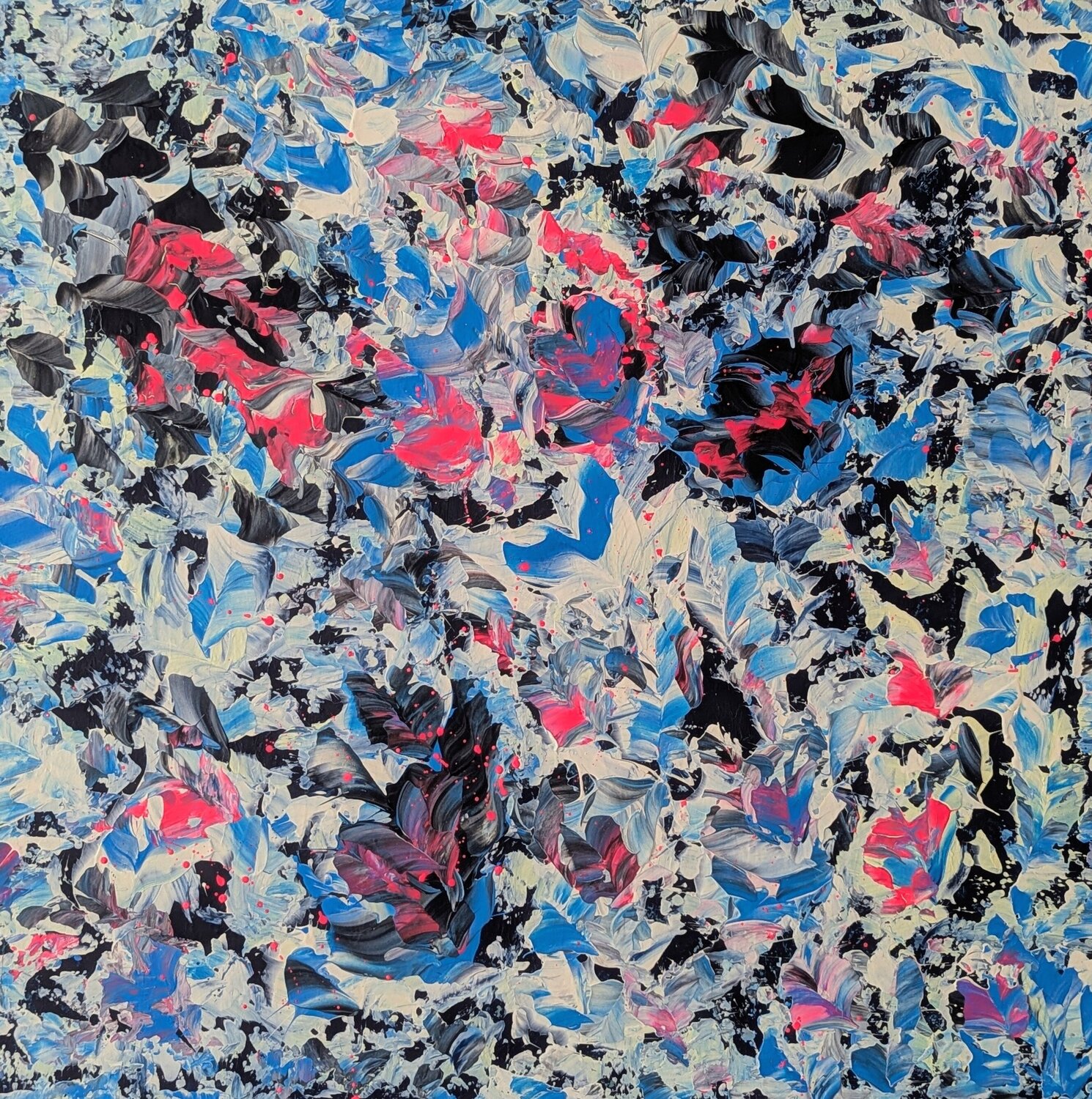 Fragmented Joy Tina Ternes Original painting for sale